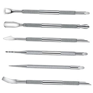 Empujador de Cutículas de Doble Punta y Herramienta para Decoración de Uñas de Acero Inoxidable, Precio al por Mayor, Removedor de Cutículas, Herramientas para el Cuidado de las Uñas - Product Image 1