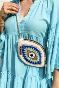 Bolso de Hombro de Lujo para Mujer 2026, con Cuentas Bordadas, Perlas y Cristales Hechos a Mano, para Fiestas, Bodas, de Alta Calidad - Product Image 3