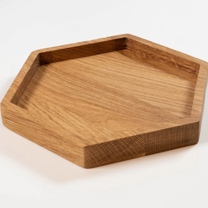 Handmade Hexagon Wooden <b>Ring</b> Display Tray Wood Honeycomb <b>Plate</b> Key Trinket Jewelry Tray <b>Ring</b> Dish - Product Image 6