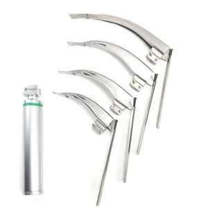 Kit complet d'intubation à fibres optiques McCoy, en acier inoxydable de qualité médicale robuste, pour les procédures de voies respiratoires difficiles - Product Image 1