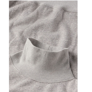 เสื้อสเวตเชิ้ตผู้หญิง คอเต่า ผ้าฝ้ายฟลีซ 100% แขนยาว สวมใส่สบาย สไตล์สตรีทแวร์ รับสกรีนโลโก้ ขายส่ง - Product Image 3