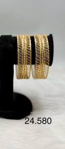 Luxury 22K Gold Dubai Bridal <b>Bangles</b> <b>Set</b> Intricate Mesh Filigree Indian Wedding Jewelry for Women Gift & Party Classic - Product Image 2