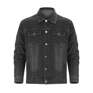 Vestes pour hommes, service OEM, design personnalisé, veste en jean surdimensionnée à boutons, manches longues, veste en jean pour hommes, haute qualité - Product Image 4