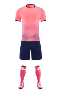 Ensembles de maillots de football unisexes de haute qualité, best-sellers, personnalisés, courts, respirants, à séchage rapide, 100% polyester, uniformes écologiques - Product Image 3