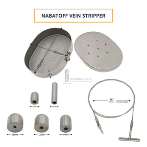 Extractor de venas alemán Nabatoff, juego de extractores de venas, instrumentos quirúrgicos reutilizables, extractor de venas de acero inoxidable - Product Image 6