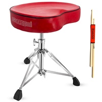 Siège de batterieur rembourré 4 pouces à 5 pieds, tabouret de guitare réglable pour musicien