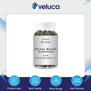 Gummies à l'ashwagandha de qualité supérieure à prix bas, marque privée, pour la relaxation et le soulagement du stress, complément naturel pour adultes - Product Image 2