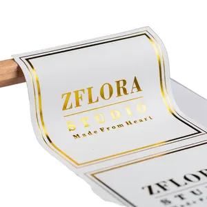 Étiquettes autocollantes imperméables en feuille d'or de qualité supérieure pour flacons de parfum, style arabe - Product Image 1