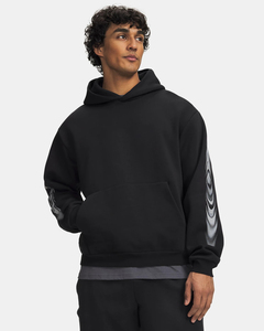 Wholesale Men's Black Hooded Sweatshirt Regular Fit Fleece Pocket Design Zipper-Up 100% Cotton Breathable Autumn Casual Wear - Product Image 1
