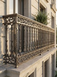 Window Grill Heavy Duty Cast Iron Modern Sand Moulding Technique Super Shot Blast Surface Highly Polished Finishing Home Balc... - Product Image 2