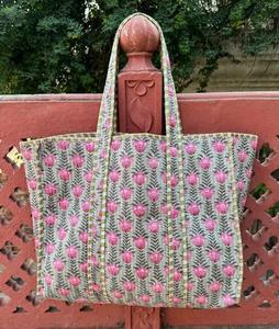 Trendy <b>Printed</b> Cotton Quilted Shoulder Bag for Casual and Party Wear - Product Image 4