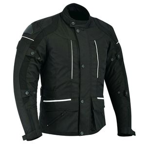 Cardura <b>Jackets</b> - Men's <b>Silver</b>/orange Textile <b>Jacket</b> Tear Resistance - Product Image 2
