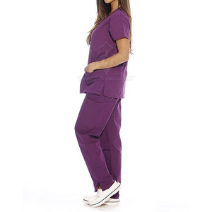 Trendy Medical Scrub <b>Set</b> for Women Comfortable Nursing Apparel for <b>Doctors</b> and Hospital Staff Daily Wear Women Scrub Uniform - Product Image 2