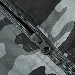 Blouson bomber camouflage pour homme, col montant, fermeture éclair, coupe-vent, polyester, veste décontractée pour homme - Product Image 6