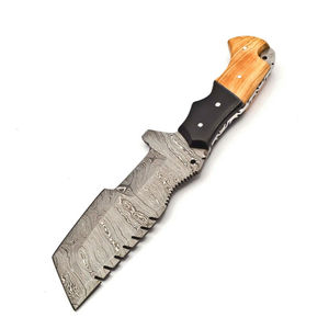 Cuchillos Tracker de Damasco Hechos a Mano, Cuchillo de Caza y Camping de Hoja Fija para Exteriores, Cuchillos Tracker de Damasco Hechos a Mano - Product Image 4