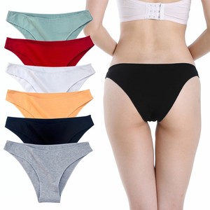 Lot de 6 culottes gainantes sans coutures pour femme en jersey léger, coton et élasthanne, lavables en machine - Product Image 2