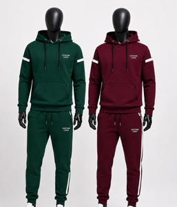 Men's Running Tracksuit Hooded Two Piece Activewear <b>Set</b> for Outdoor Performance - Product Image 4