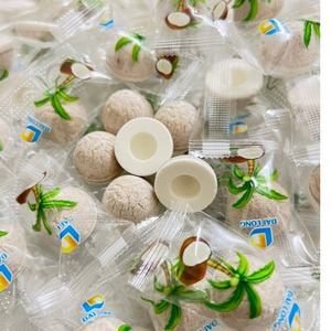 ลูกอมเม็ดมะพร้าวสีขาวลูกอมแข็งพร้อมการตกแต่งภายในที่น่าสนใจ - Product Image 4