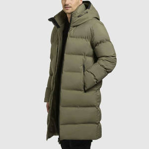 เสื้อโค้ทขนเป็ดผู้ชายแบบซิปเต็มตัว บรรจุภัณฑ์แบบกำหนดเอง มีกระเป๋าหลายช่อง ดีไซน์ตามสั่ง - Product Image 3