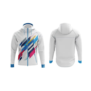 เสื้อฮู้ดแขนยาวลำลองผู้ชายผ้าฝ้ายแท้ 100% ปรับแต่งได้ พร้อมลายปัก ดีไซน์เรียบง่าย สีพื้น หนานุ่ม สำหรับฤดูใบไม้ร่วง - Product Image 3