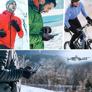 Guantes Térmicos de Invierno para Ciclismo, Esquí, Motociclismo, Deportes al Aire Libre, Gimnasio, Conducción, con Pantalla Táctil, Impermeables y Antideslizantes - Product Image 6
