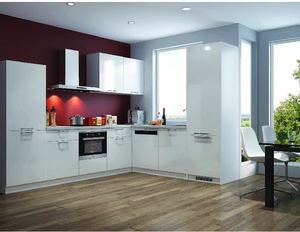 Vietnam Modern <b>Wall</b>-Mounted Kitchen <b>Cabinets</b> Durable Particle Board MDF Plywood Eco-Friendly <b>Metal</b> Handles Apartment Use 5 - Product Image 2