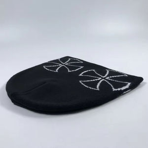 Bonnet unisexe en tricot jacquard couleur unie 100 % acrylique, chaud pour l'hiver, style décontracté Apparelzest, pour adultes, tour de tête 56-58 cm - Product Image 6
