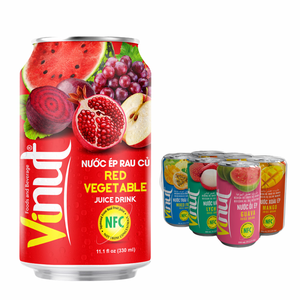 Bebida de jugo vegetal verde natural 330ml Precio de fábrica Sin azúcar Etiqueta privada Muestra gratis - Product Image 1