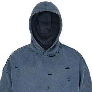 Sudadera con Capucha Unisex de Algodón y Poliéster con Diseño Sólido de Alta Calidad OEM, Estampado de Logotipo, Gruesa para Invierno, Personalizable para Hombre - Product Image 4