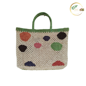 Sac de rangement multi-usages en jute pour jouets, linge et courses - Product Image 2