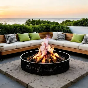 Luxury Resort Style Handmade Stainless Steel <b>Fire</b> <b>Pit</b> <b>BBQ</b> Outdoor Bowl Premium Outdoor Spaces - Product Image 2