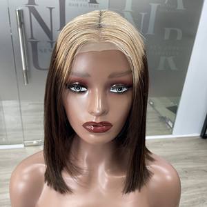 วิกผมตรงสีน้ำตาลออมเบรแบบเวียดนามสุดหรู ผมแท้บริสุทธิ์แบบซุปเปอร์ดับเบิ้ลดรอน จัดส่งรวดเร็ว ต่อผม - Product Image 1