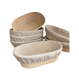 Natural Rattan for Proofing <b>Basket</b> Eco Friendly Food Safe Oven Safe Durable Sourdough <b>Bread</b> Dough Rising Set Vietchoice - Product Image 4