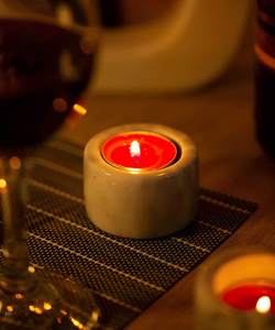 Porte-bougies en marbre naturel pour bougies chauffe-plat, décoration de centre de table, réceptions de mariage, fêtes du thé, anniversaires - Product Image 5