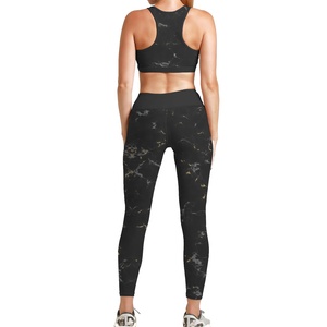 Women's Plus Size Yoga Set Two Piece Breathable Solid Eco-Friendly Four-Way Stretch Exercise Leggings Fitness Wear Sports Suits - Product Image 6