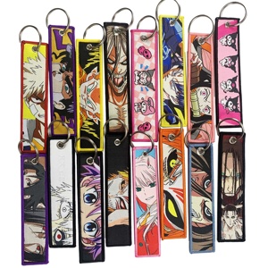 Porte-clés Anime Broderie Jet Porte-clés Pendentif Cartoon Porte-clés <span class=keywords><strong>Manga</strong></span> Chaveiro Accessoires pour Sac Porte-clés Cadeau Vente en gros - Product Image 1