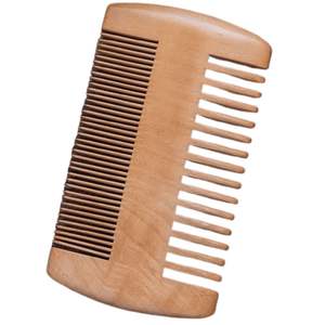 Peigne à cheveux en bois de neem écologique fait à la main, artisanat en bambou et en bois, utilisation quotidienne, non toxique et durable - Product Image 1