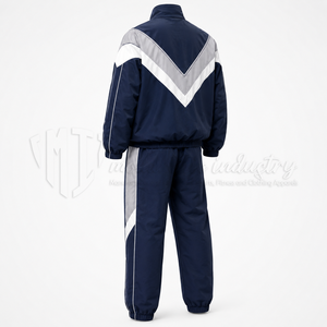Regular Fit Unisex Tracksuit Set Lightweight Zip-<b>Up</b> Waterproof Breathable Eco-Friendly Winter Nylon Sweat Suit Adjustable Zipper - Product Image 4