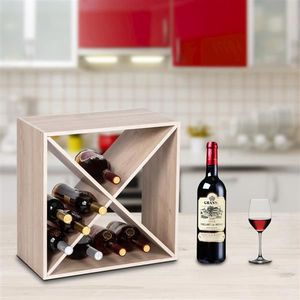 Portabottiglie Classico a 4 Cubi per 12-16 Bottiglie, Ideale per Bar o Cantina - Product Image 6