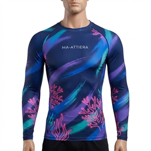 Camiseta de Compresión para Hombre, Manga Larga, Estilo Bape, Ropa Deportiva, Camisetas para Hombre, Top Deportivo para Entrenamiento y Fitness - Product Image 3