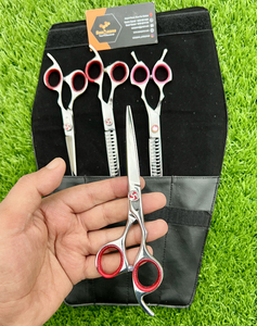 Saaqaans Enterprises JP440c Special Wide Balde 7.5inch Stainless Steel Pet Grooming Scissors Dog <b>Thinning</b> Shears 80% <b>Thinning</b> - Product Image 2