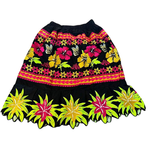 Breathable Soft Anti-Bacterial Casual Best Selling Custom Embroidery Women Regular Waist Midi <b>Skirt</b> Trendy <b>Elastic</b> Plus Size - Product Image 2