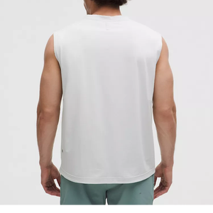 Débardeurs de sport pour hommes de haute qualité, 100% coton, séchage rapide, logo sur le devant, style streetwear - Product Image 3