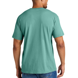 Camiseta de Verano Formal Personalizada para Hombre, 100% Algodón Peinado, Ajuste Holgado, Manga Corta, Estampado Serigrafiado, Antipilling, La Mejor - Product Image 5