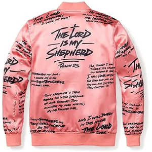 Chaqueta Bomber de Manga Larga, Impermeable, Transpirable y Ecológica, con Estampado Personalizado de Alta Calidad al por Mayor, Chaqueta de Satén de Lujo para Mujer - Product Image 2