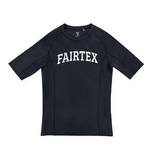 Camiseta de Compresión de Manga Corta para Hombre Fairtex, Negra, de Secado Rápido, para Gimnasio, Entrenamiento Físico, Grappling, Camisetas de Compresión Fairtex - Product Image 1