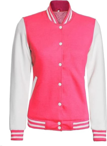 Blousons universitaires pour femmes en gros, personnalisables avec logo imprimé, en peau de mouton, respirants, style streetwear, haute qualité - Product Image 5