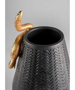 Jarrón de Hierro Hecho a Mano Estilo Art Deco con Diseño de Serpiente para Decoración de Mesa de Cumpleaños ZAHID EXPORTS - Product Image 5