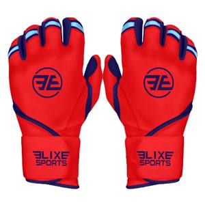 Gants de baseball/battage en cuir de chèvre de qualité professionnelle ELIXE SPORTS, logo personnalisé, fermeture auto-agrippante, gants durables - Product Image 6
