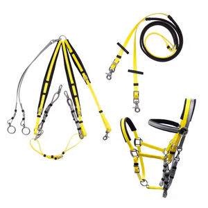 Best Selling Customizable Eco-friendly PP <b>Material</b> Rope Horse Halters Bridle Various Colors Sizes Private Label Sample Available - Product Image 1